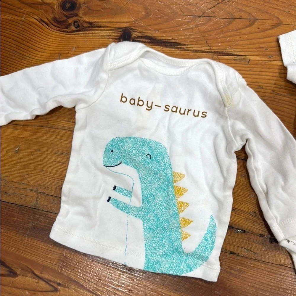 3 month bundle of baby onsies short sleeve & Monica and Andy bbq romper